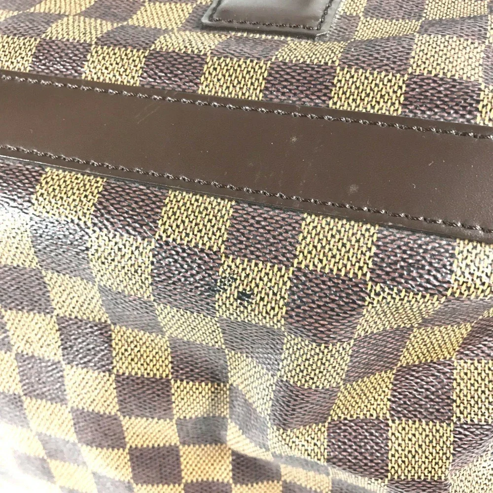 LOUIS VUITTON Brown Damier Canvas Boston Bag